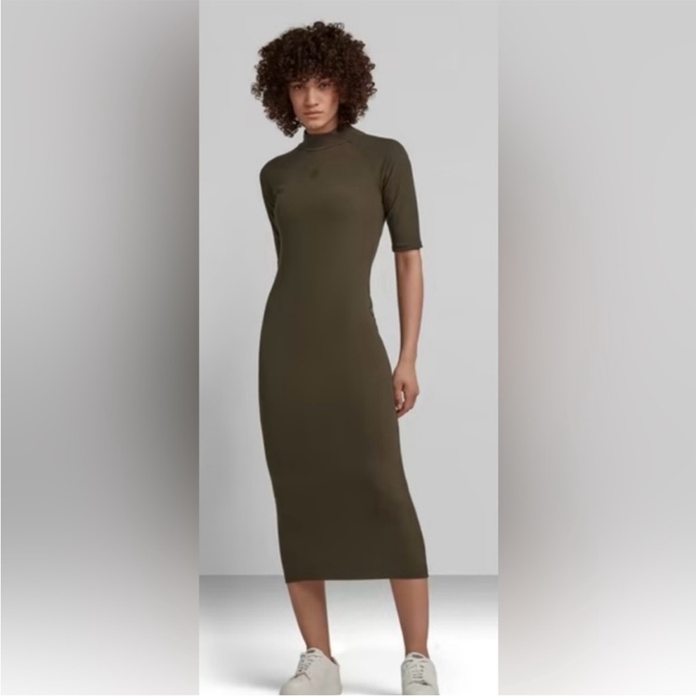 Zara khaki olive green Bodycon